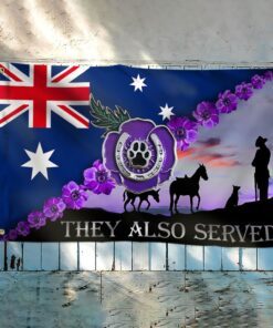 purple poppy australian grommet flag they also served bnl418gfv1 5052