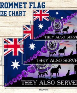 purple poppy australian grommet flag they also served bnl418gfv1 5576