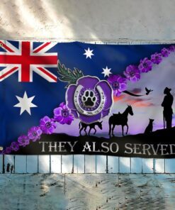 purple poppy australian grommet flag they also served bnl418gfv2 6572