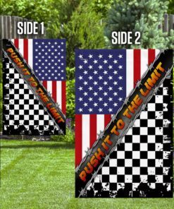 push it to the limit. racing american flag thb3151f 8034