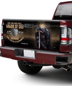 put on the full armor of god truck tailgate decal sticker wrap mbh91td 1210