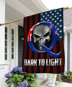Q Anon AWWG1WGA Flag Dark To Light New Zealand American Flag QNN598F
