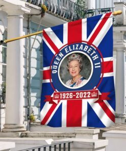 Queen Elizabeth II 1926-2022 UK Flag TQN487F