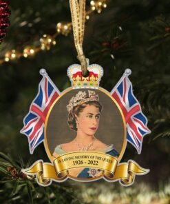 queen elizabeth ii christmas in loving memory of the queen 1926 2022 ornament mln579o 4124