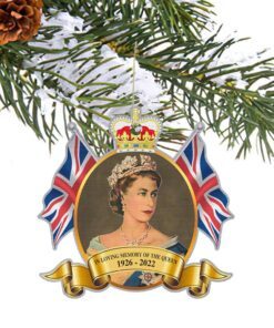 queen elizabeth ii christmas in loving memory of the queen 1926 2022 ornament mln579o 4534