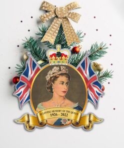 queen elizabeth ii christmas in loving memory of the queen 1926 2022 ornament mln579o 5227