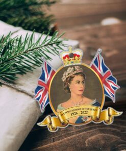 queen elizabeth ii christmas in loving memory of the queen 1926 2022 ornament mln579o 6948