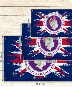 queen elizabeth platinum jubilee grommet flag 1952 2022 bnn513gf 7918