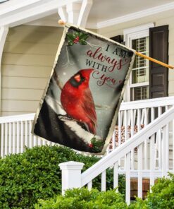red cardinal i am always with you flag 1142