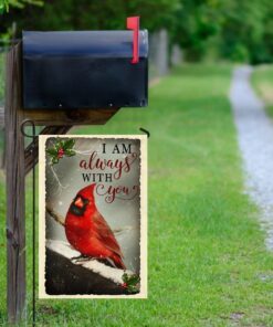 red cardinal i am always with you flag 4411