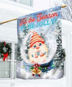 Red Gnomes For The Holidays Flag MBH209Fv1