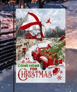 red truck alabama flag all hearts come home for christmas ddh2926fv4 5467