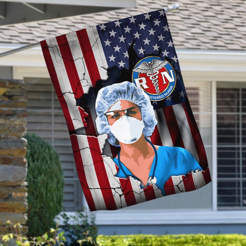 Registered Nurse American Flag LHA1810F