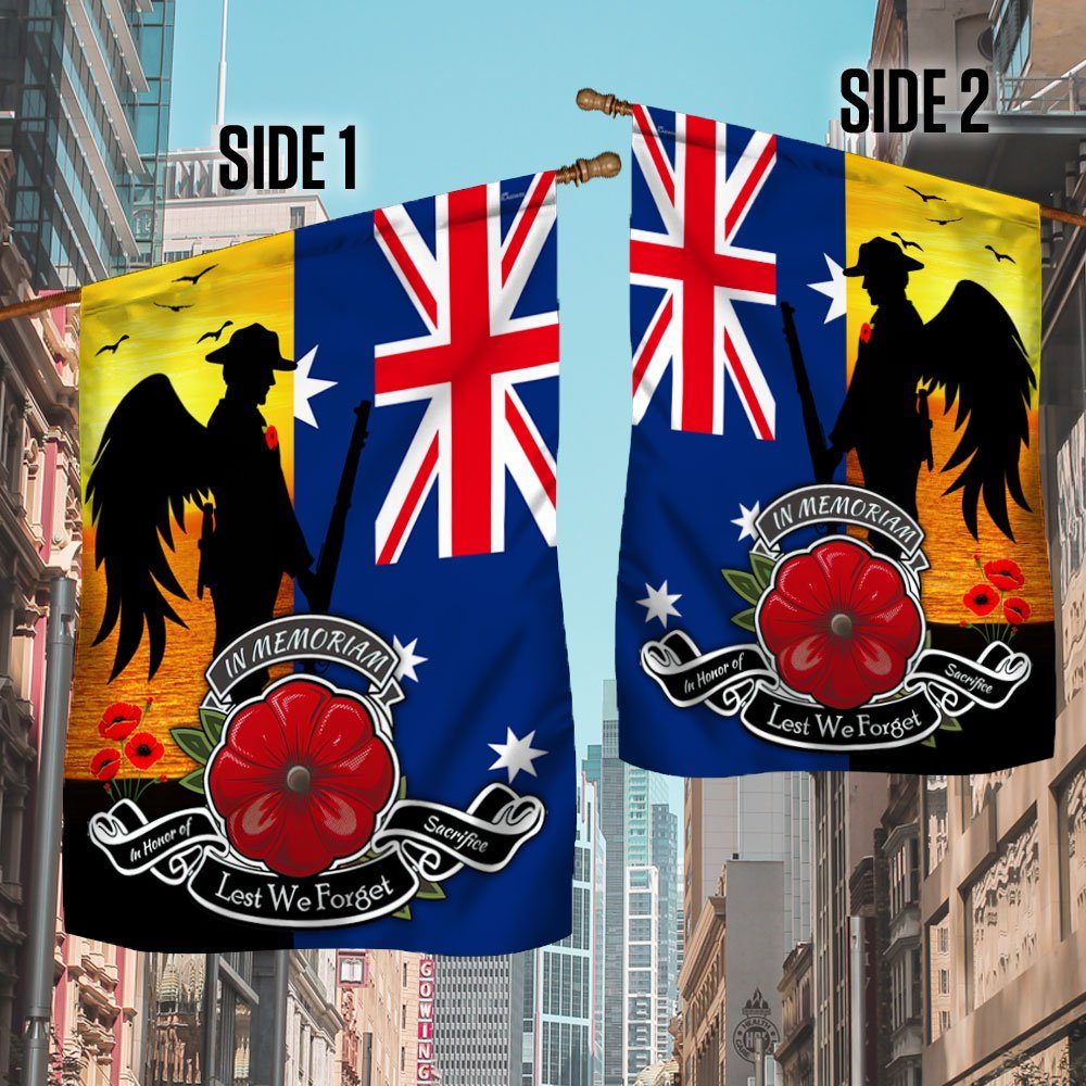 Remembrance Australia Flag Poppy In Honor Of Sacrifice - Lest We Forget DDH2824Fv10 - Image 3