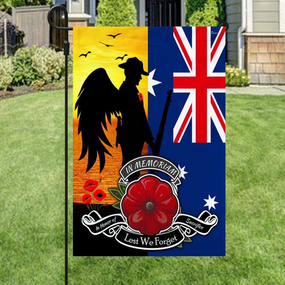 Remembrance Australia Flag Poppy In Honor Of Sacrifice - Lest We Forget DDH2824Fv10 - Image 5