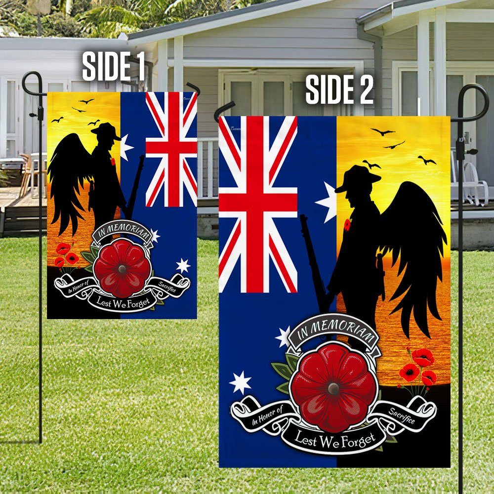 Remembrance Australia Flag Poppy In Honor Of Sacrifice - Lest We Forget DDH2824Fv10 - Image 6