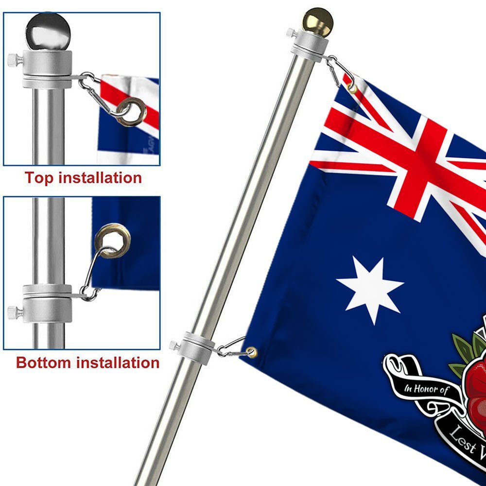 Remembrance Australia Grommet Flag In Honor Of Sacrifice - Lest We Forget DDH2824GFv10 - Image 6