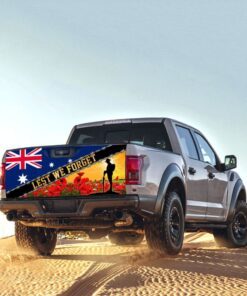 remembrance day. lest we forget truck tailgate decal sticker wrap thb3281v2td 3461