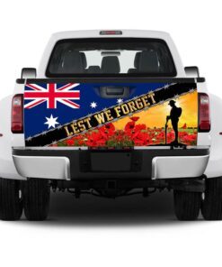 remembrance day. lest we forget truck tailgate decal sticker wrap thb3281v2td 5159