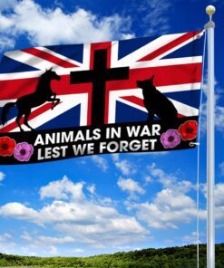 remembrance day animals uk grommet flag lest we forget animals in war red purple poppy tqn548gf 1809