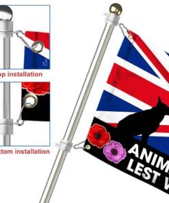 remembrance day animals uk grommet flag lest we forget animals in war red purple poppy tqn548gf 2553