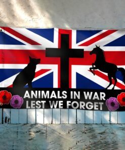 remembrance day animals uk grommet flag lest we forget animals in war red purple poppy tqn548gf 4914