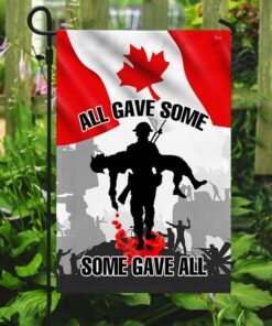 remembrance day canadian flag, all gave some some gave all qnk1079f 1759