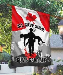 remembrance day canadian flag, all gave some some gave all qnk1079f 4508