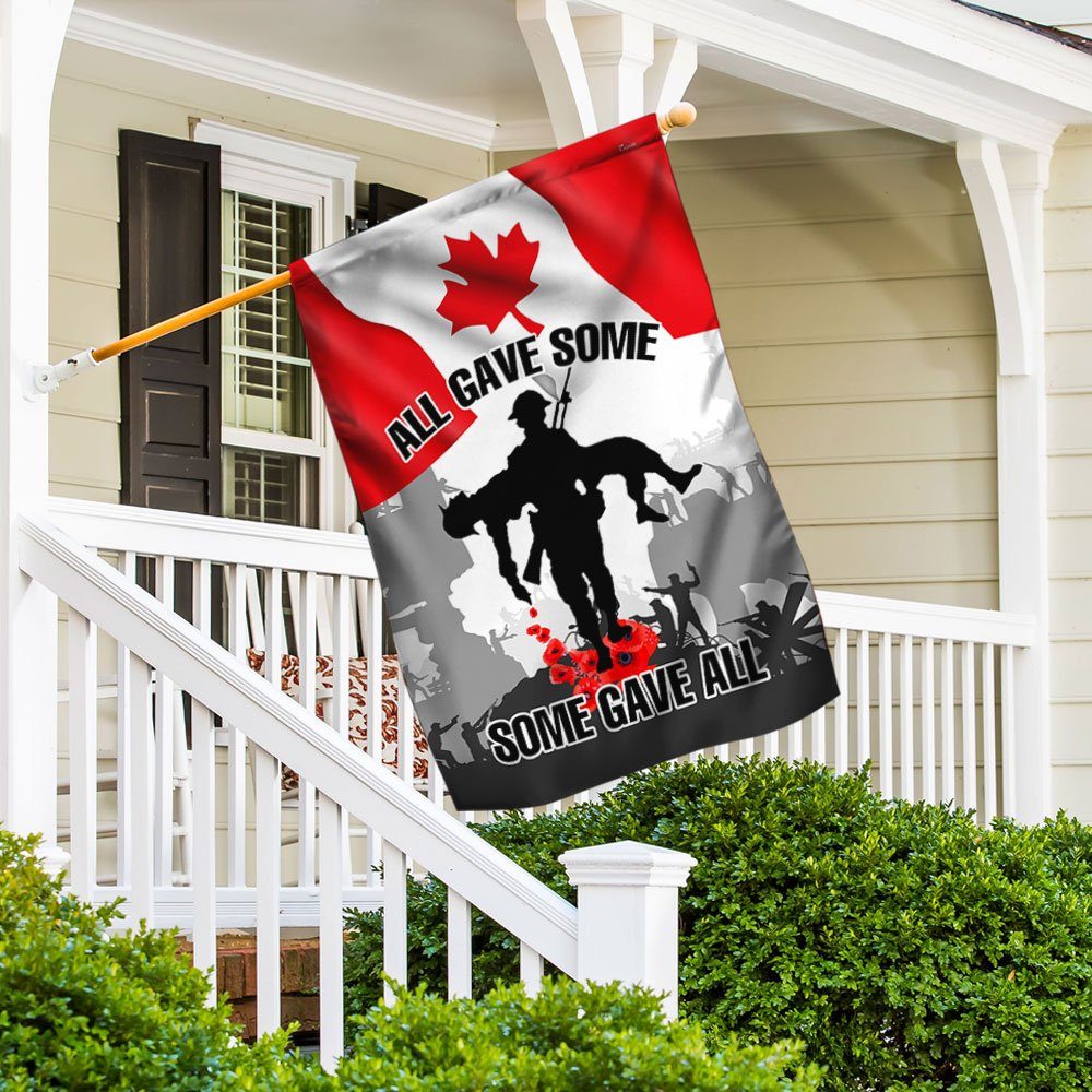 Remembrance Day Canadian Flag, All Gave Some Some Gave All QNK1079F - Image 4