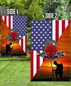 remembrance day flag lest we forget american flag trl1374fv6 2819