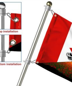 remembrance day flag lest we forget canadian grommet flag trl1374gf 4063