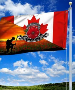 remembrance day flag lest we forget canadian grommet flag trl1374gf 4210