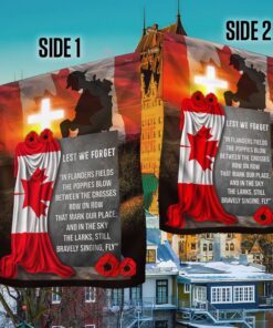 remembrance day flag lest we forget mbh144f 3552