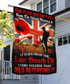 Remembrance Day Flag Lest We Forget THB3508Fv1