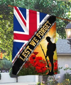 remembrance day flag poppy. lest we forget. veteran union jack flag thb3281f 2666