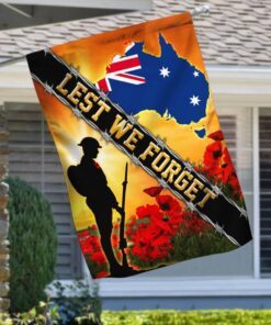 remembrance day flag veteran poppy thb3303f 7687