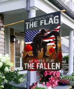 Remembrance Day Flag We Kneel For The Fallen American Flag THB3300Fv4