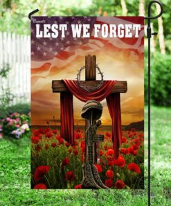 remembrance flag lest we forget poppy flag trn1350f 5062