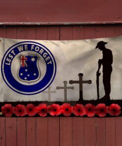 remembrance flag lest we forget remembrance poppy grommet flag trn1559gf 6731