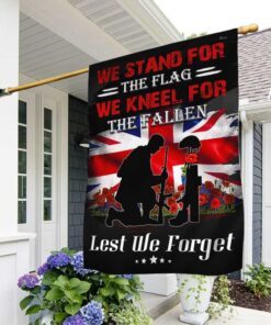 Remembrance Flag Stand For The Flag Kneel For The Fallen DBD2845v1
