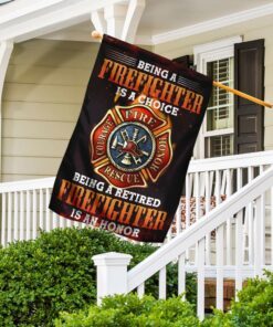 retired firefighter flag 5857