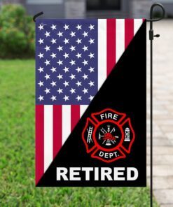 retired firefighter flag trl1073f 2063