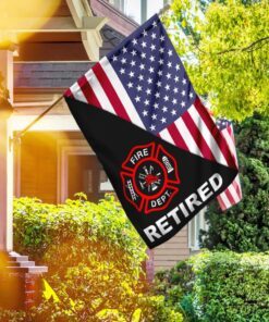 retired firefighter flag trl1073f 2115