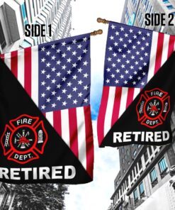 retired firefighter flag trl1073f 2313
