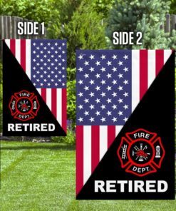 retired firefighter flag trl1073f 3665