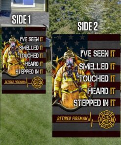 retired fireman flag heard it stepped in it mlh1956f 1871