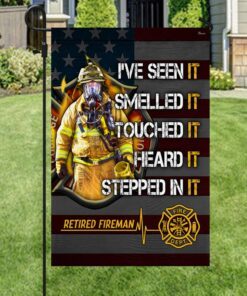 retired fireman flag heard it stepped in it mlh1956f 7487