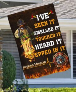 retired fireman flag lha1983f 3990