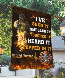 Retired Fireman Flag LHA1983F