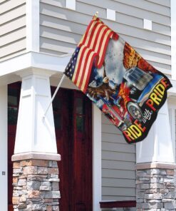 ride with pride truck driver flag 7343